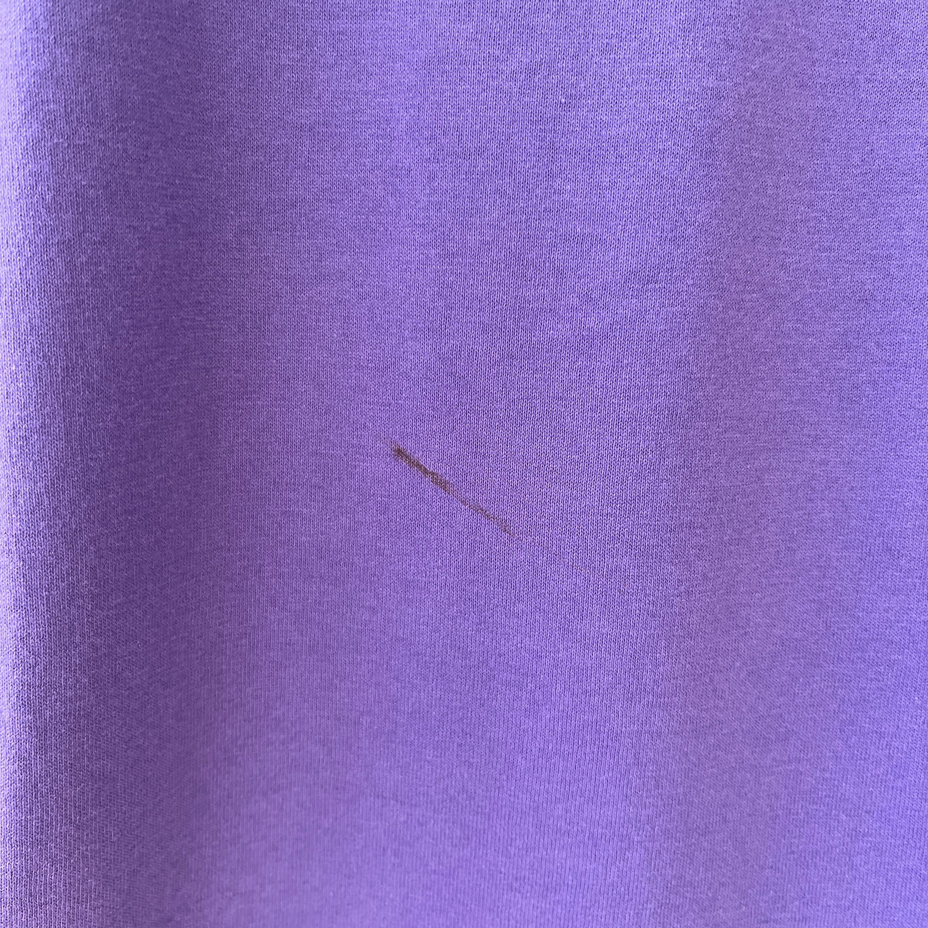 T-shirt teinté de peinture noire vierge des années 00