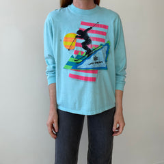 1987 Jay Peak Vermont Skier Long Sleeve Shirt - a good one!
