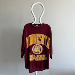 1980s Minnesota Golden Gophers Super Thin and Long Sweatshirt