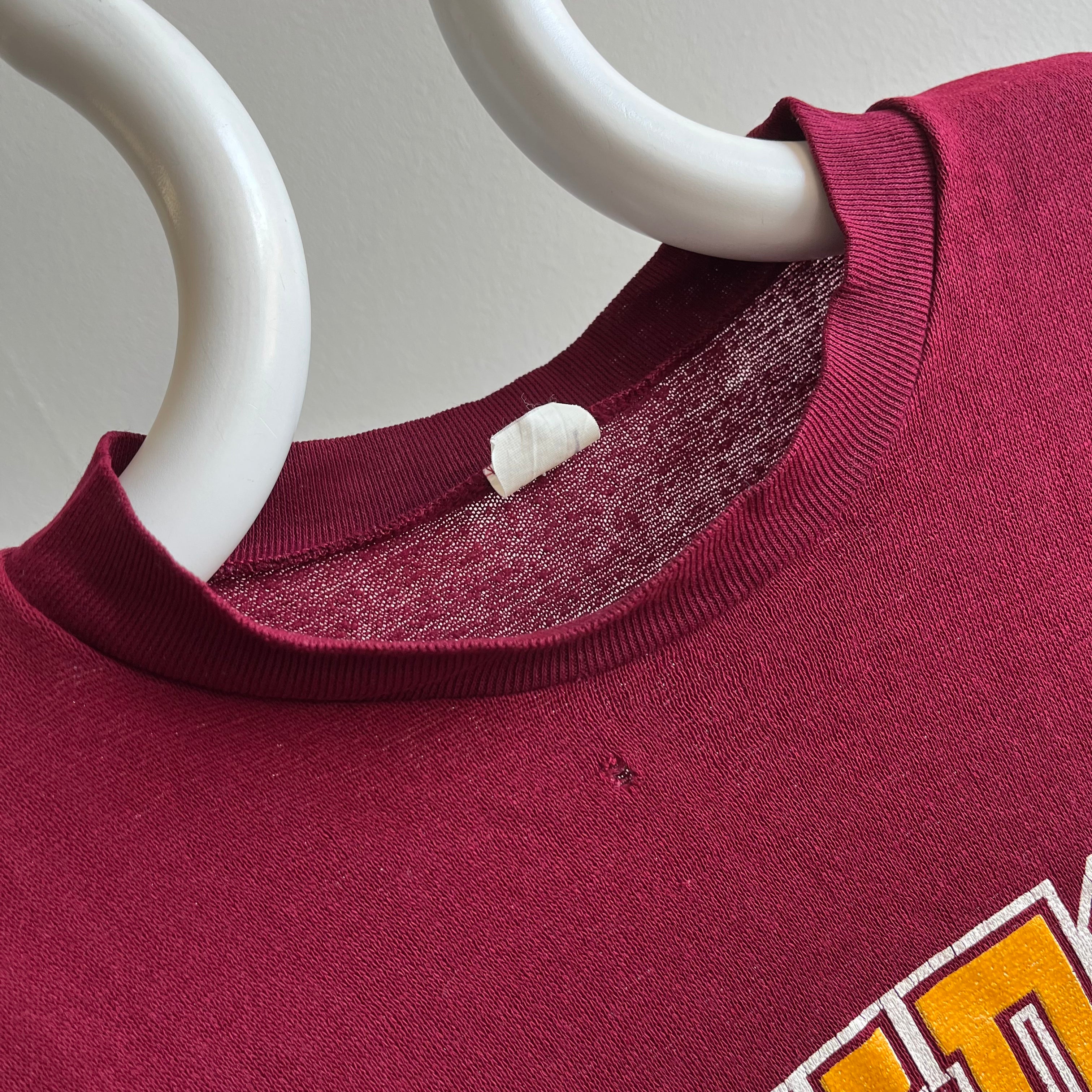 1980s Minnesota Golden Gophers Super Thin and Long Sweatshirt