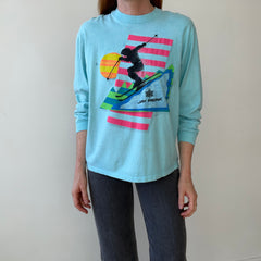 1987 Jay Peak Vermont Skier Long Sleeve Shirt - a good one!