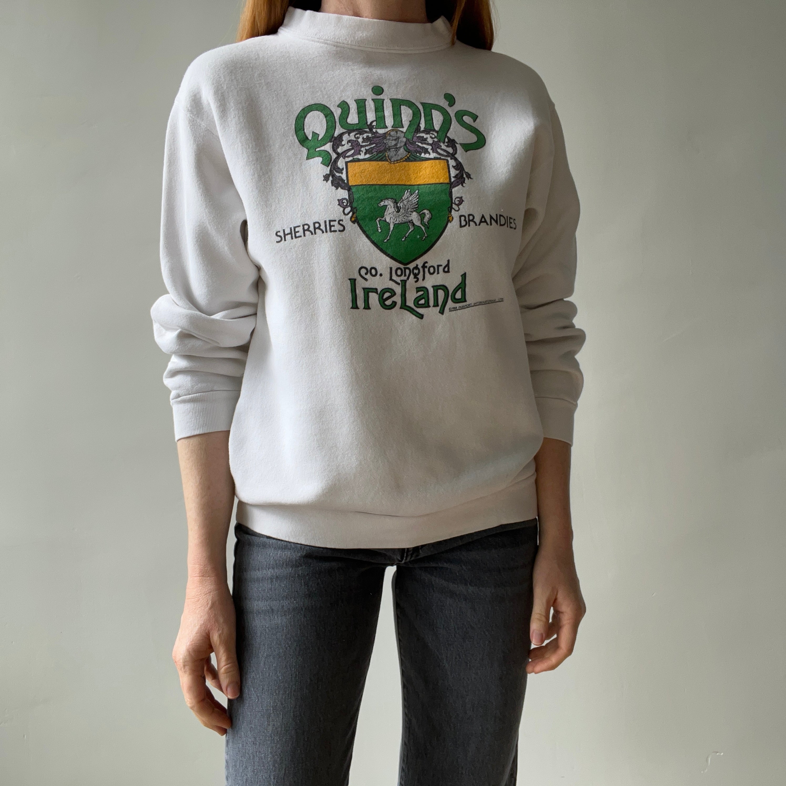 1988 Quinn's Sherries and Brandies Ireland Sweatshirt