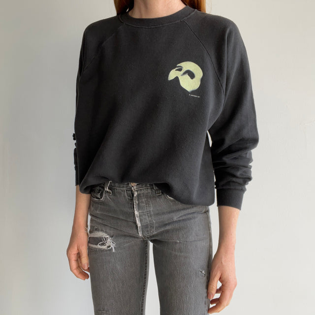 1986 Phantom of The Opera Front and Back Sweatshirt on a 90s Hanes