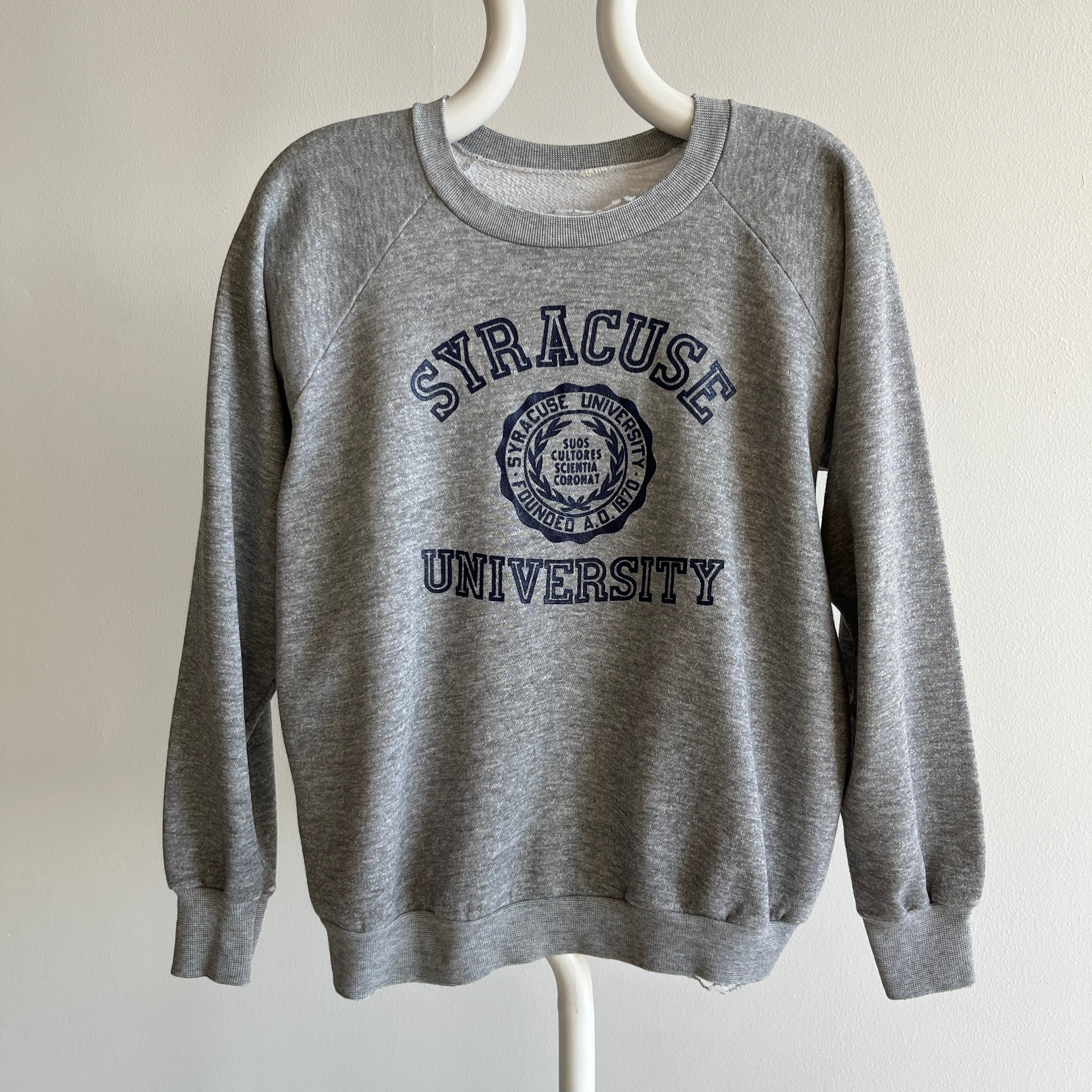 1970s Split Neck (Swoon) Syracuse University Sweatshirt