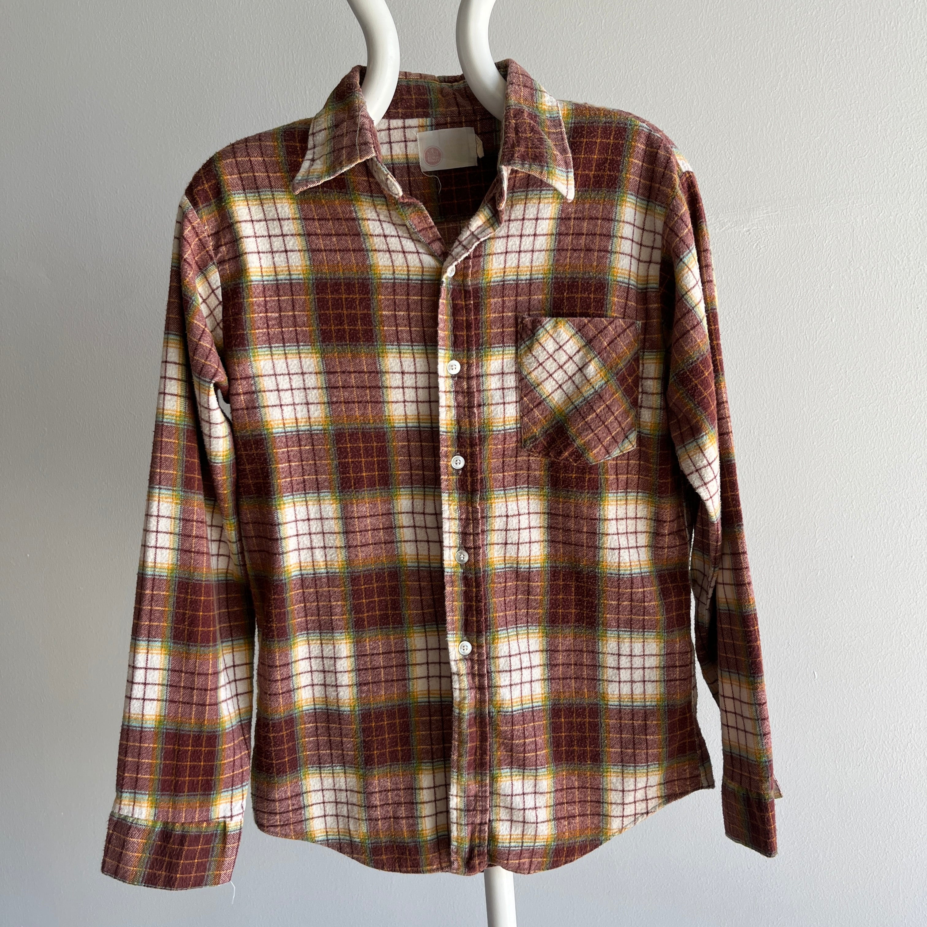 1970s Kings Road by Sears Single Sided Lightweight Flannel