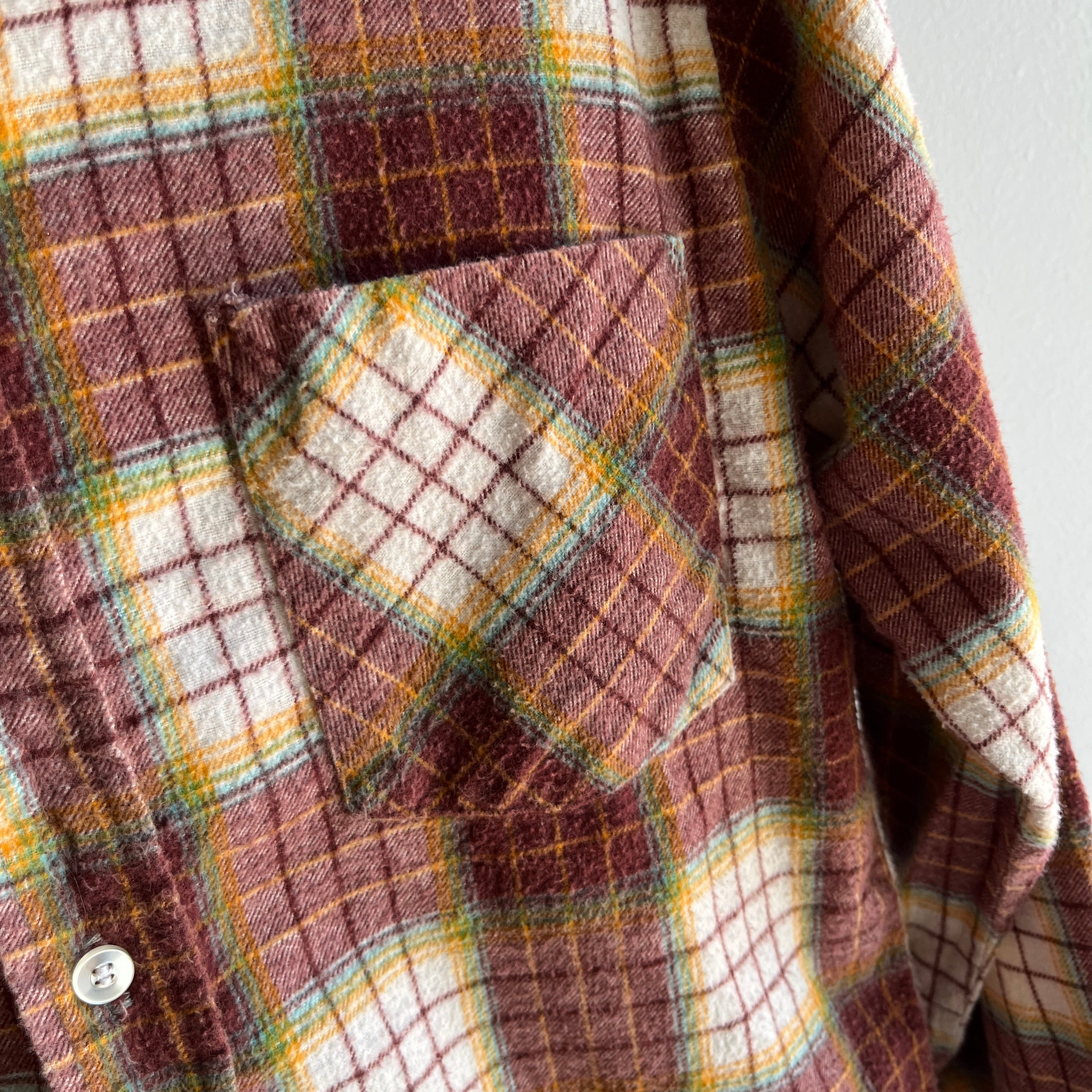 1970s Kings Road by Sears Single Sided Lightweight Flannel