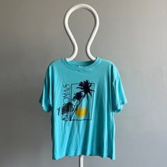 1987 St. Thomas Slouchy Tourist T-Shirt with Rad Staining