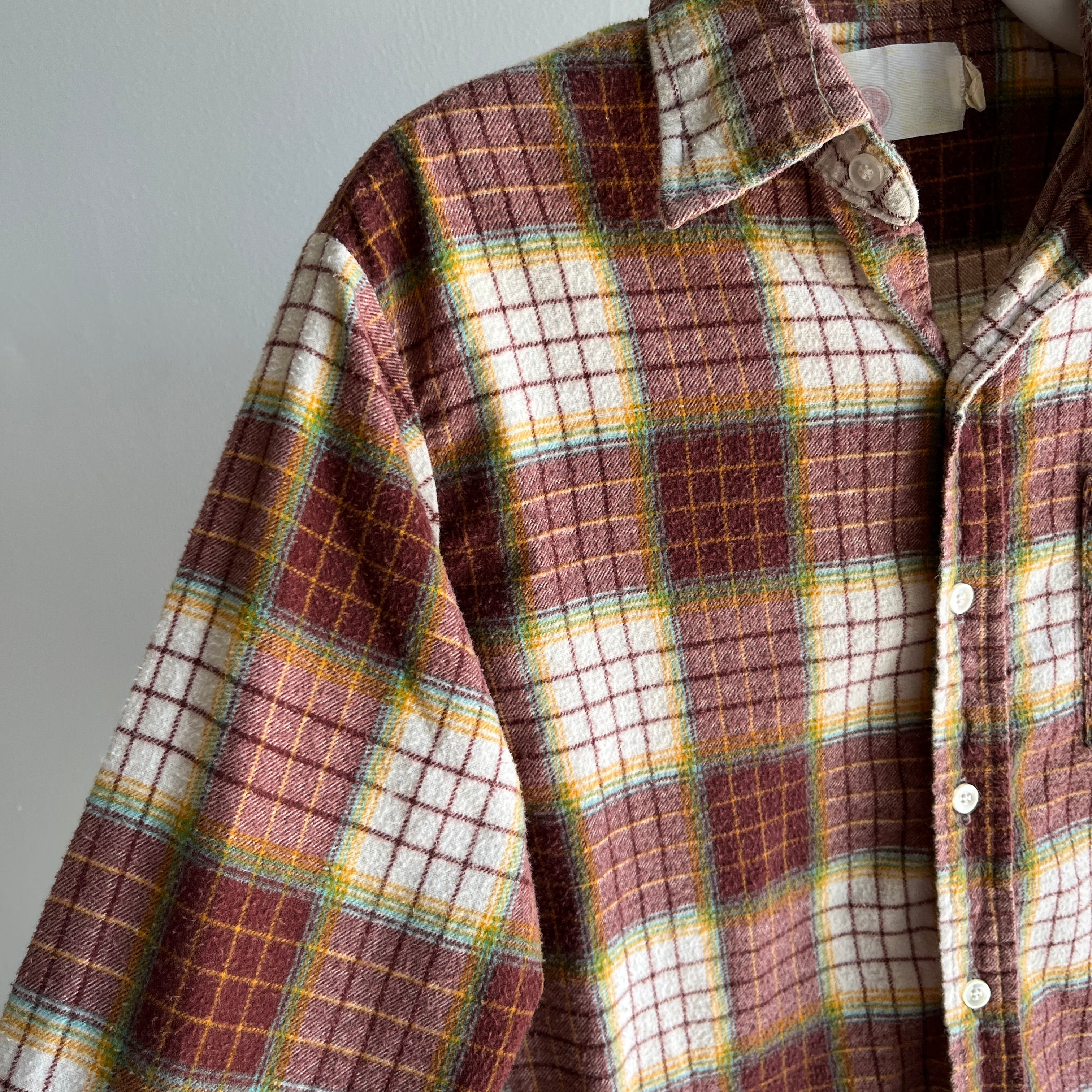 1970s Kings Road by Sears Single Sided Lightweight Flannel