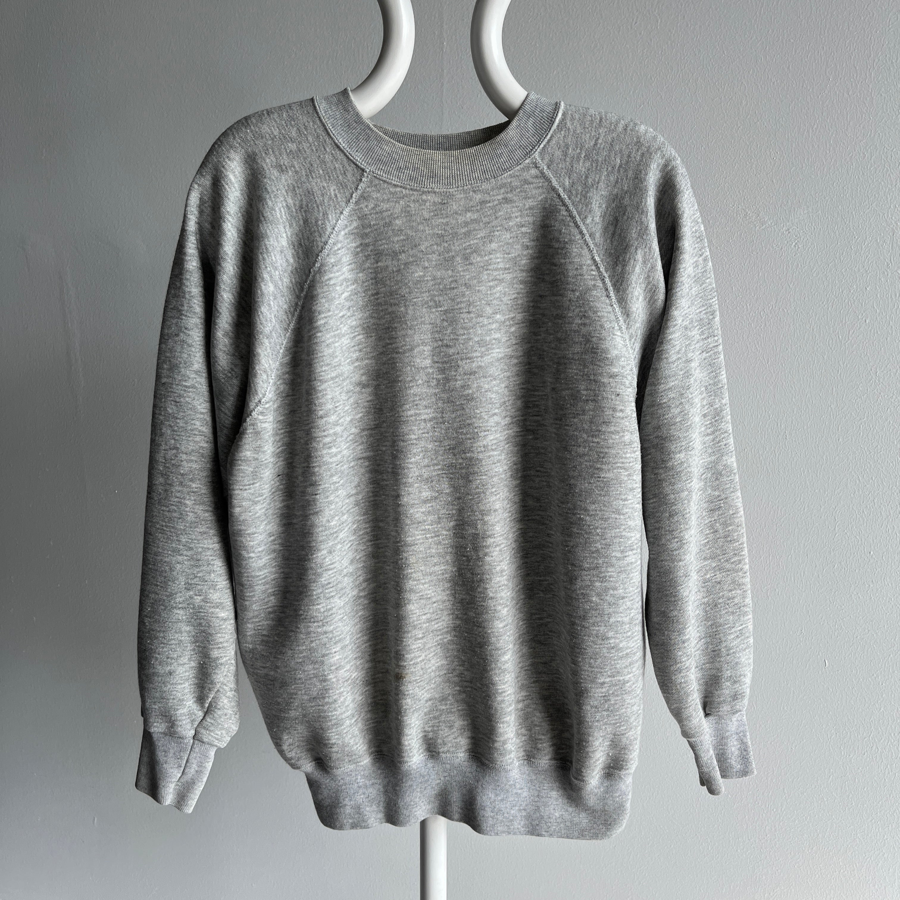 1980s Blank Gray Sweatshirt by Ultra Sweats