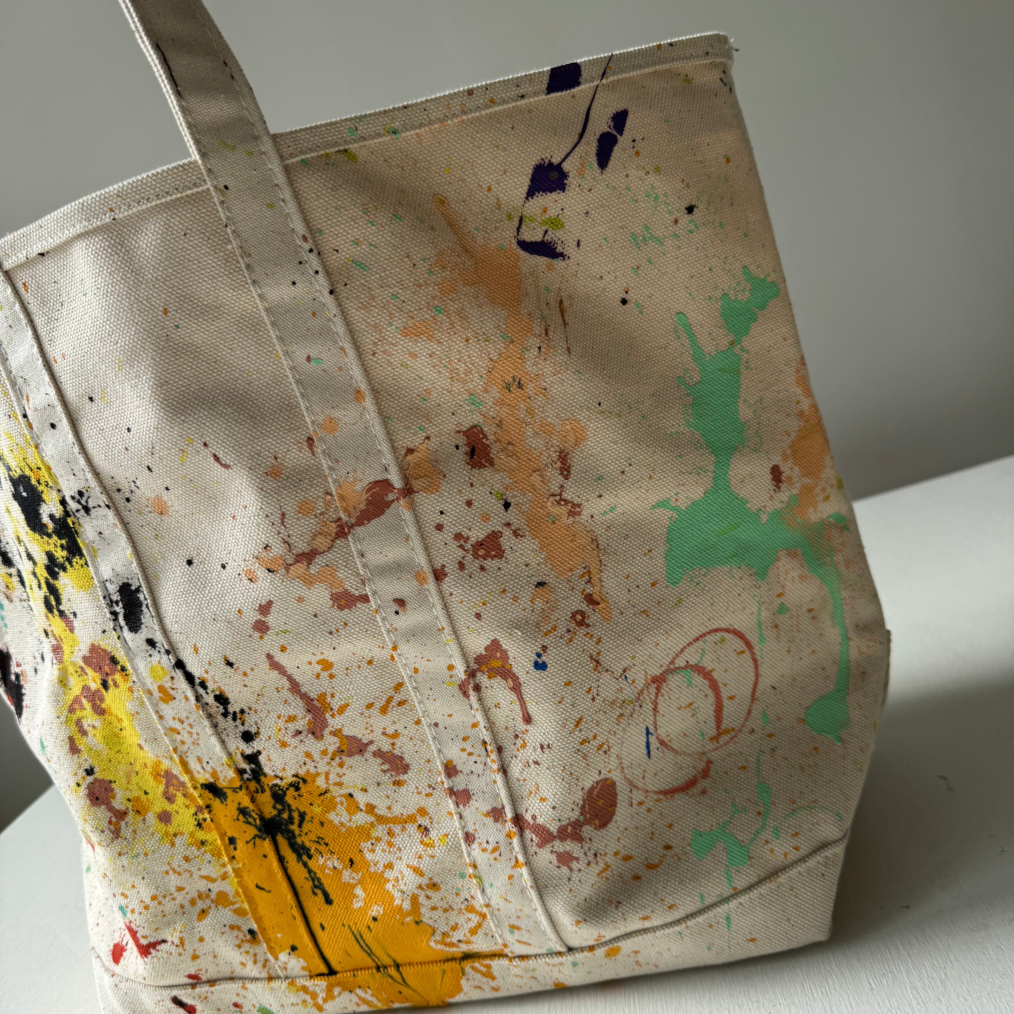 Splatter Paint Tote #4