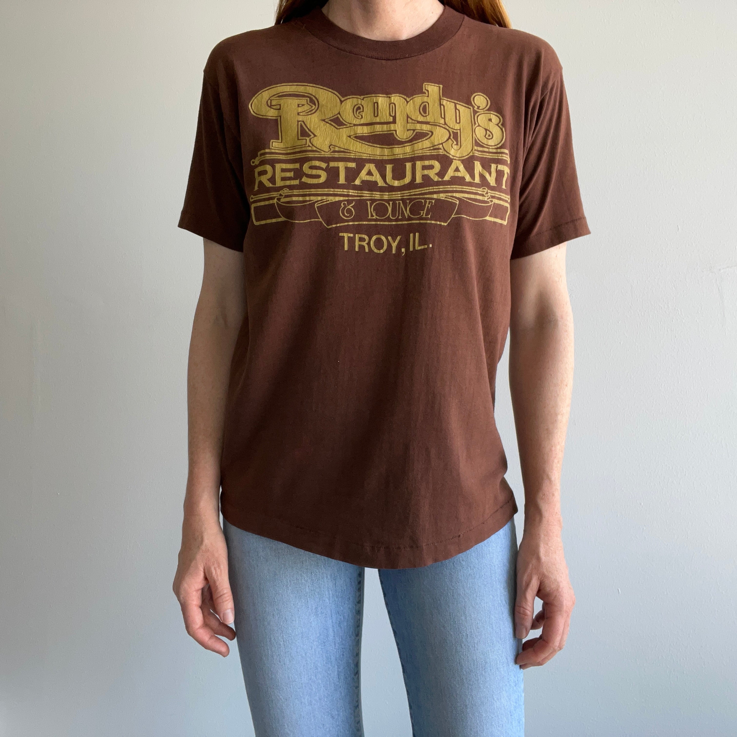 1970s Randy's Restaurant & Lounge - Troy, Illinois - T-Shirt