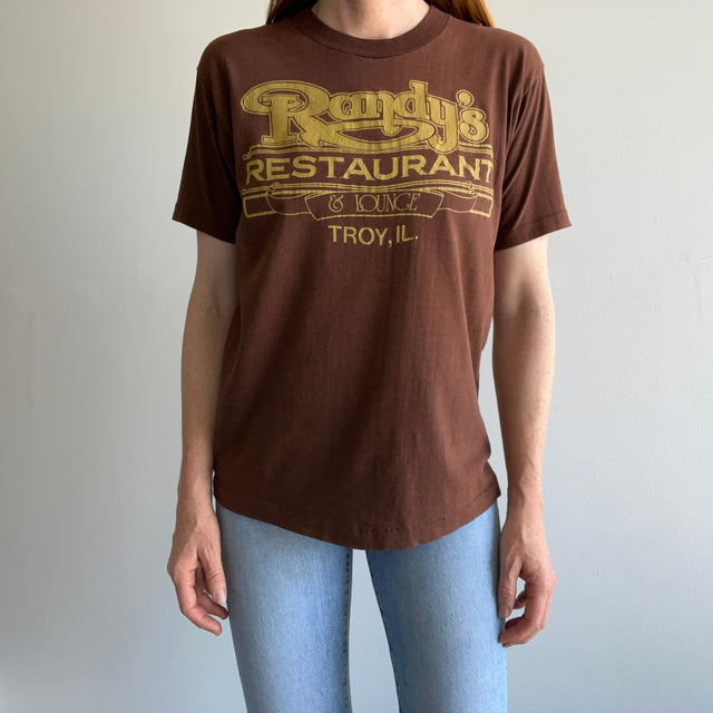 1970s Randy's Restaurant & Lounge - Troy, Illinois - T-Shirt