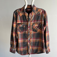 1990s Wrangler Western Cowboy Flannel