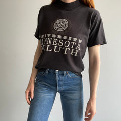 1980s Duluth University Mock Neck T-Shirt by Artex