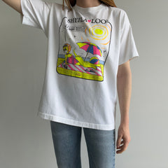 1980s Sheila Loo -  A Clean Beach Is A Happy Beach T-Shirt