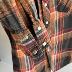 1990s Wrangler Western Cowboy Flannel