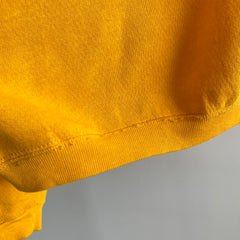 1980s St. John's Bay Henley Sunshine Yellow Sweatshirt