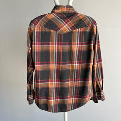 1990s Wrangler Western Cowboy Flannel