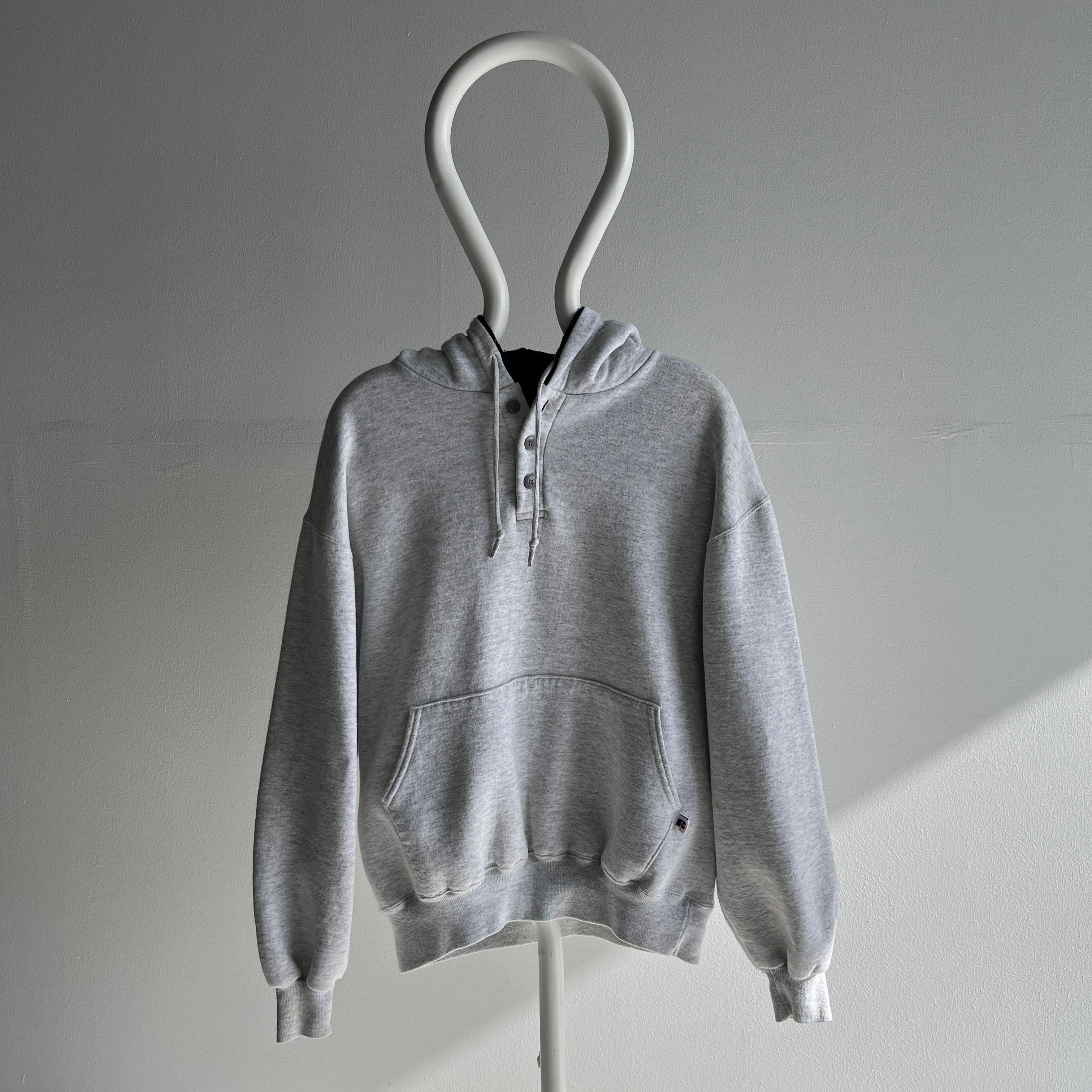 1990s USA Made Russell Brand Henley Hoodie