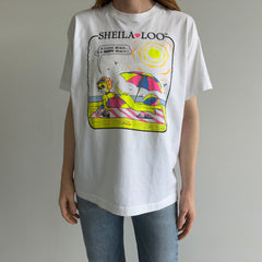 1980s Sheila Loo -  A Clean Beach Is A Happy Beach T-Shirt