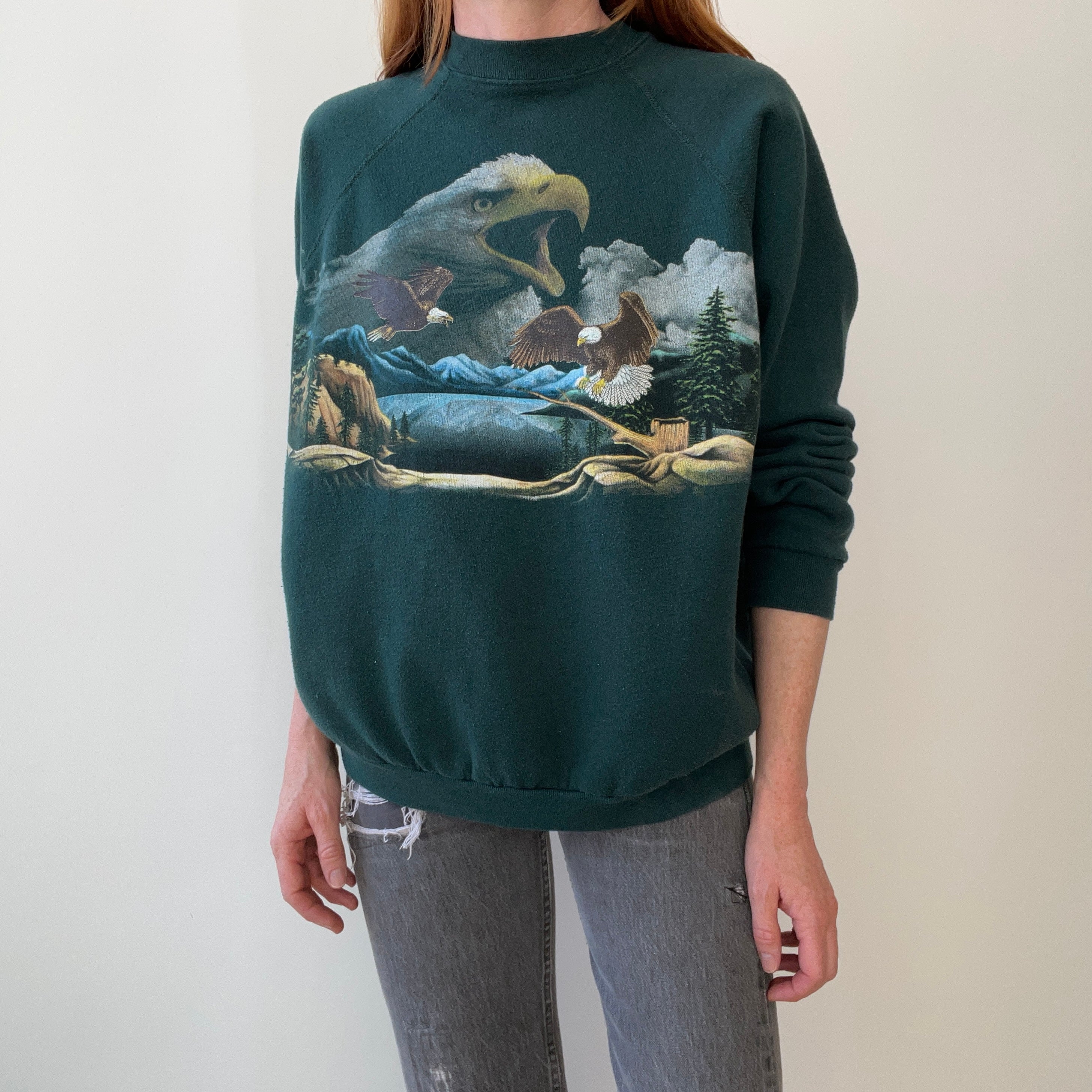 1990s Eagle Sweatshirt :)