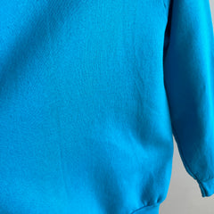 1980s Turquoise Barely Worn Sweatshirt