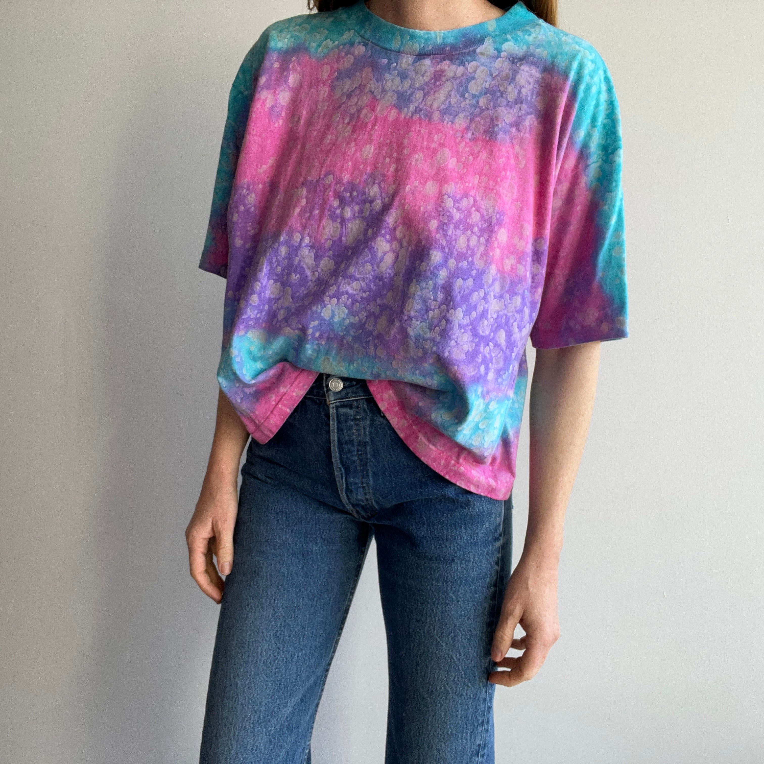 1980s Cotton Candy Tie Dye T-Shirt