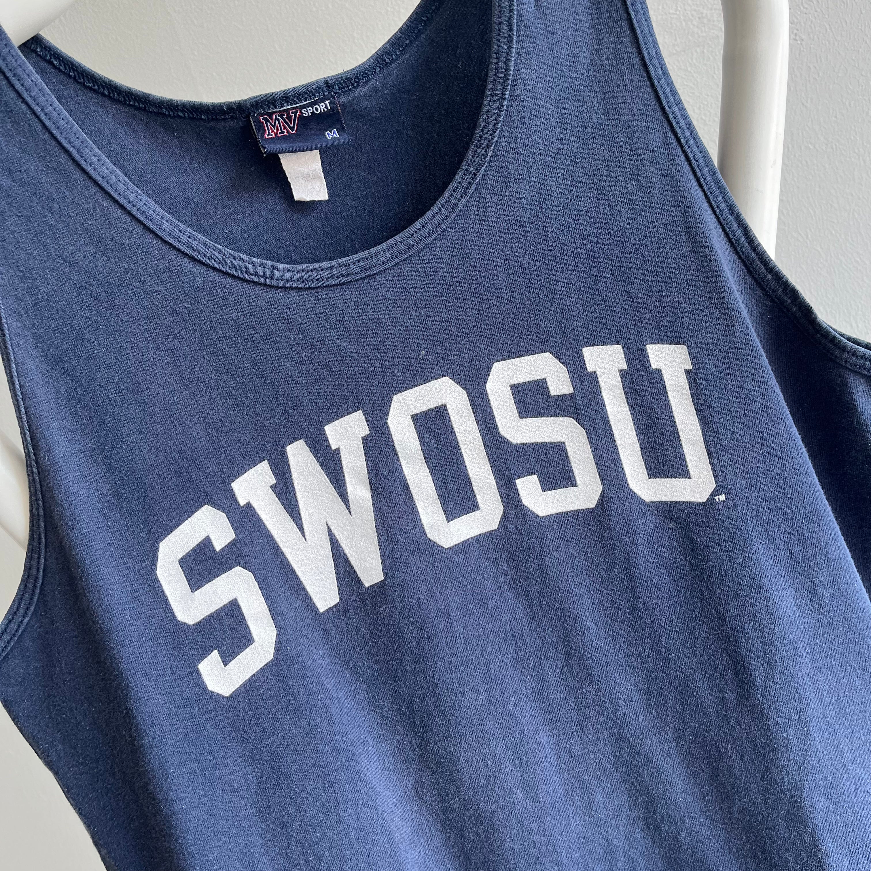 1980s South Western State University Cotton Tank Top