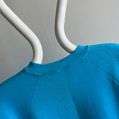 1980s Turquoise Barely Worn Sweatshirt