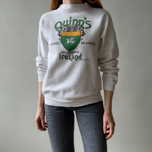 1988 Quinn's Sherries and Brandies Ireland Sweatshirt