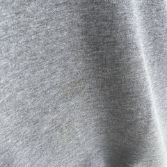 1990s/2000s Single V Russell Brand Relaxed Fit Deep Gray Sweatshirt