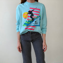 1987 Jay Peak Vermont Skier Long Sleeve Shirt - a good one!