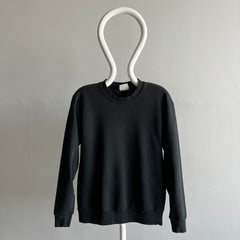 1990s Blank Black Sweatshirt