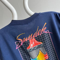 1980s Sundek Surf Wear Cotton Muscle Tank