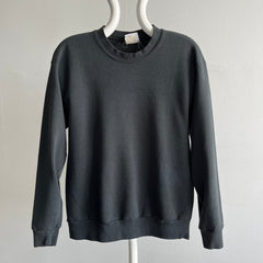 1990s Blank Black Sweatshirt
