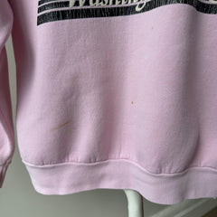 1980s Washington DC Stained Pink Sweatshirt