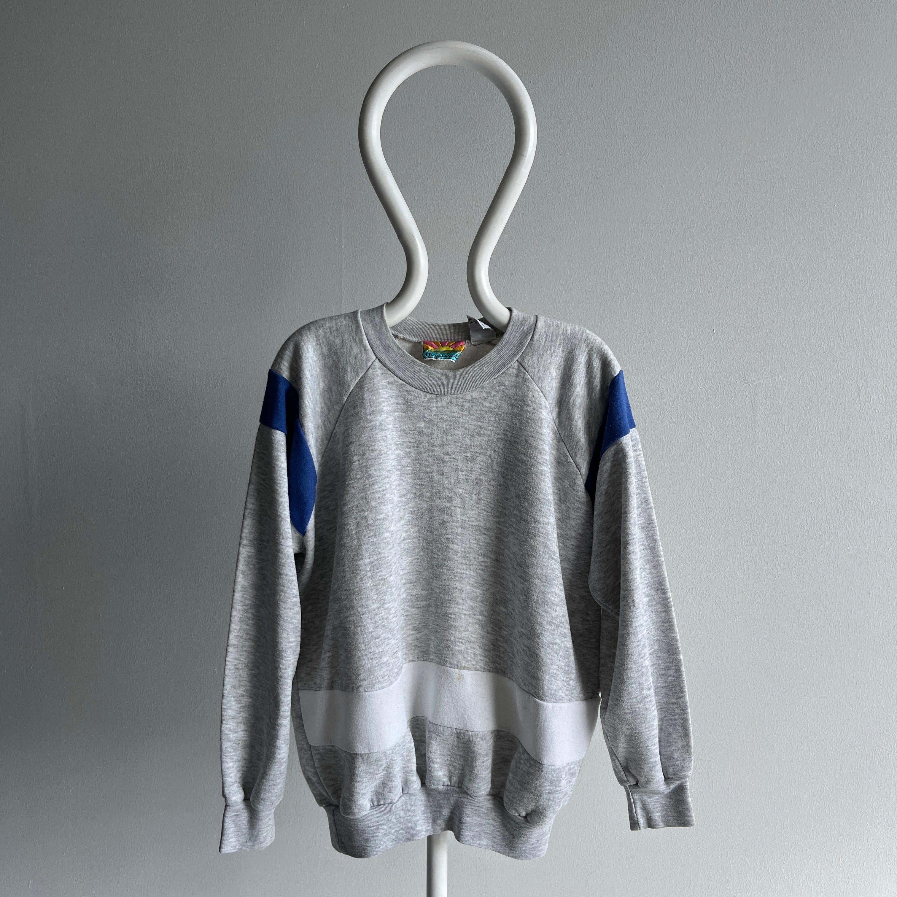 1980s Color Block Sweatshirt by Hugo V