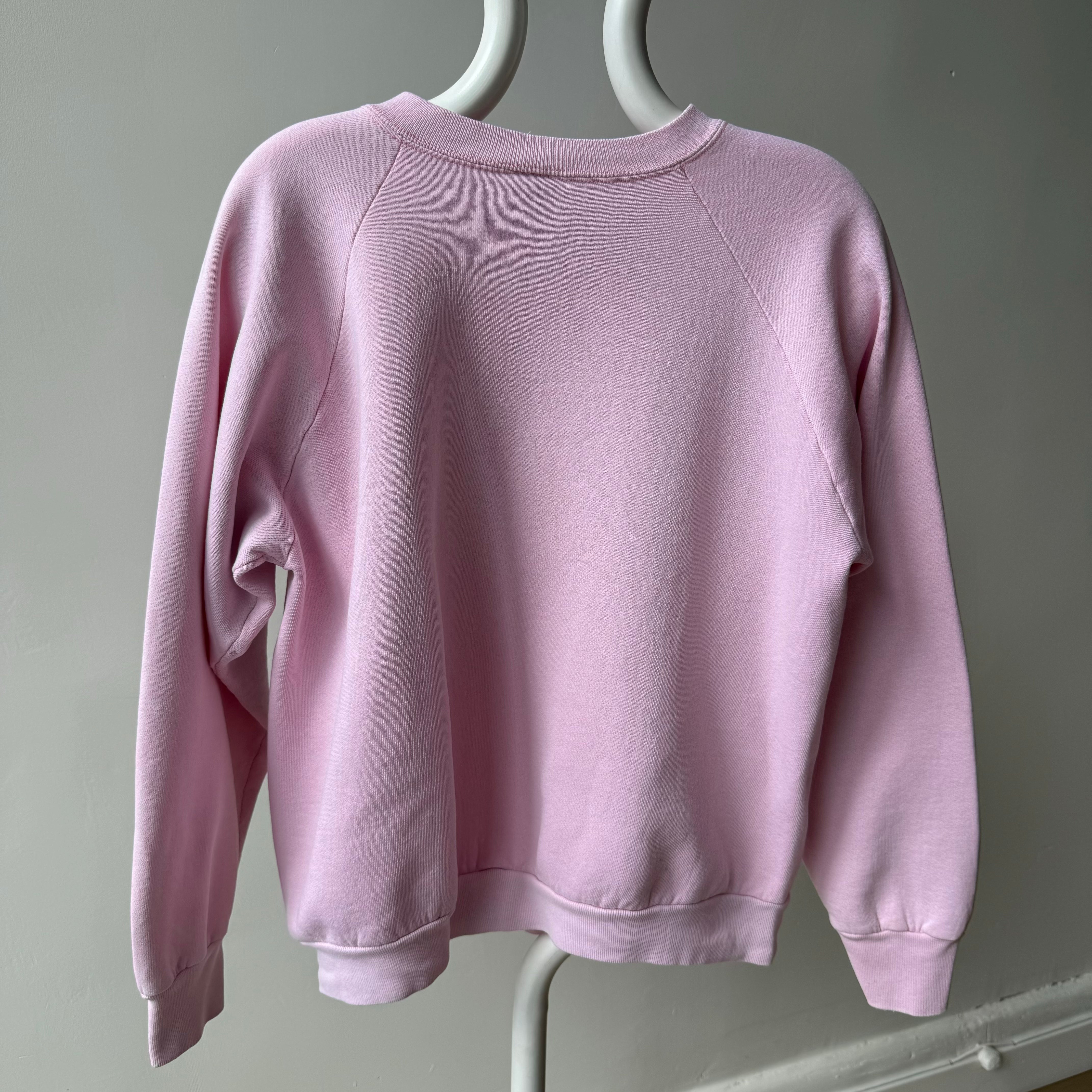 1980s Washington DC Stained Pink Sweatshirt