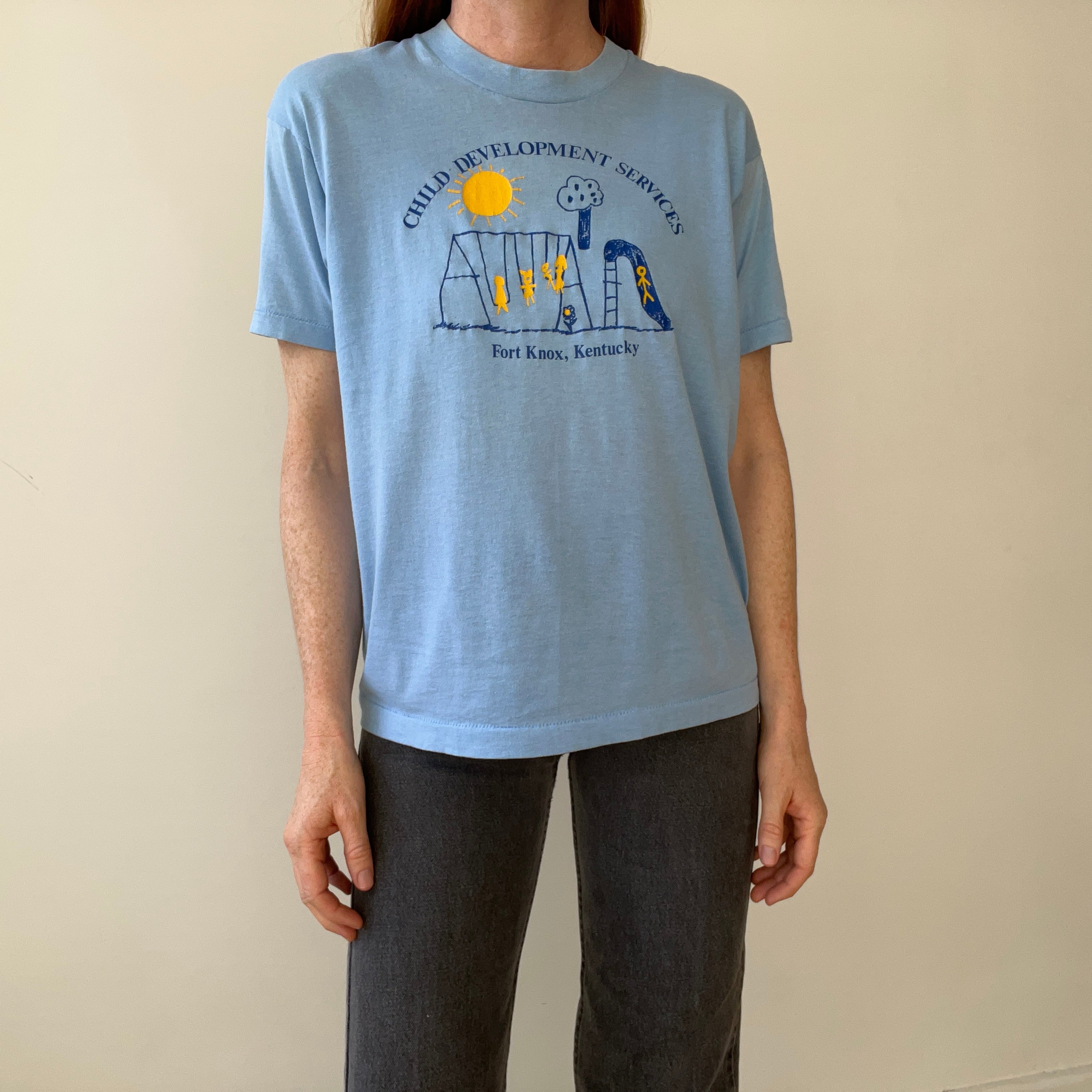 1980s Child Development Services T Shirt