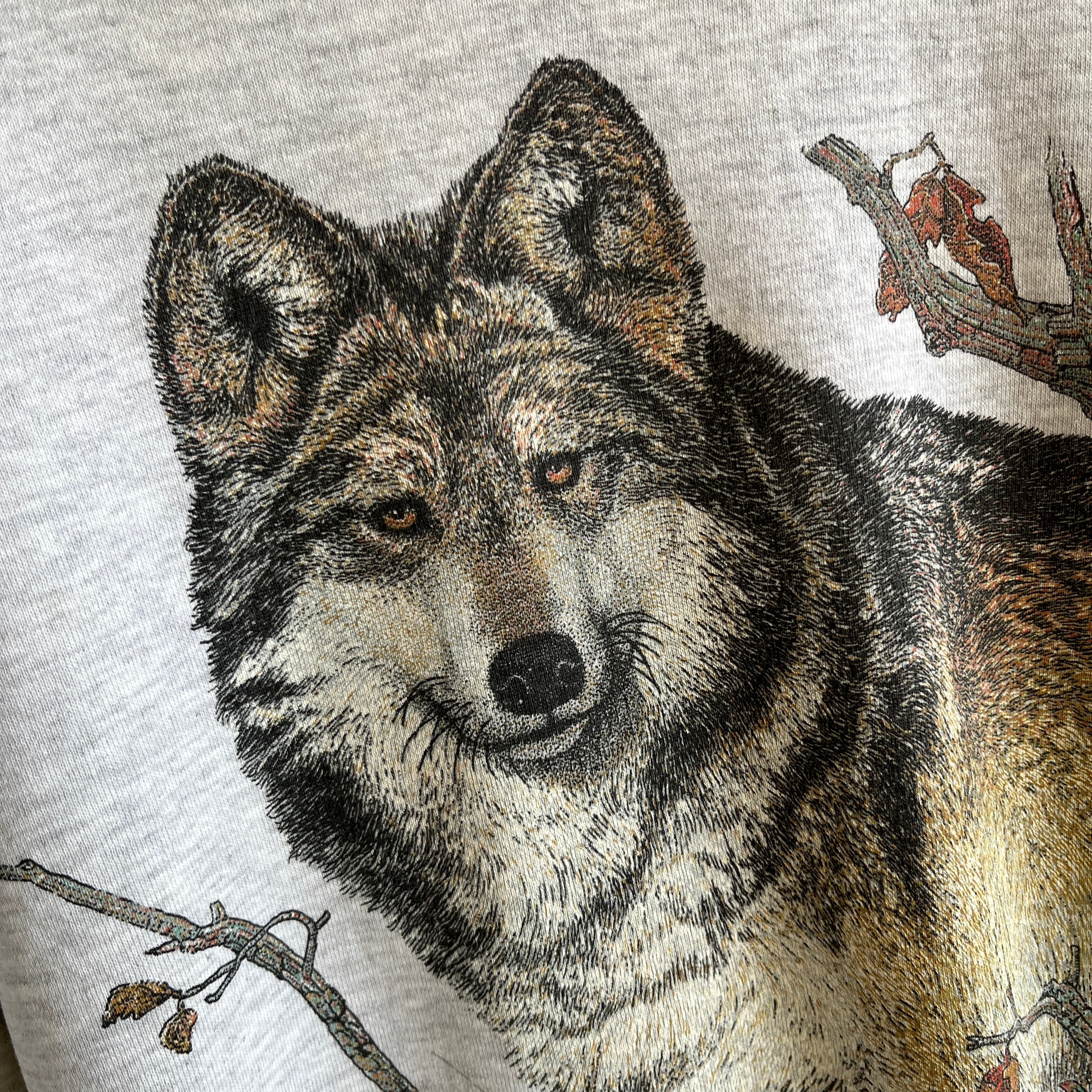 1988 (?) Beautiful Wolf Buddy Sweatshirt