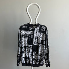 1980s Zip Up Sweatshirt/T-Shirt