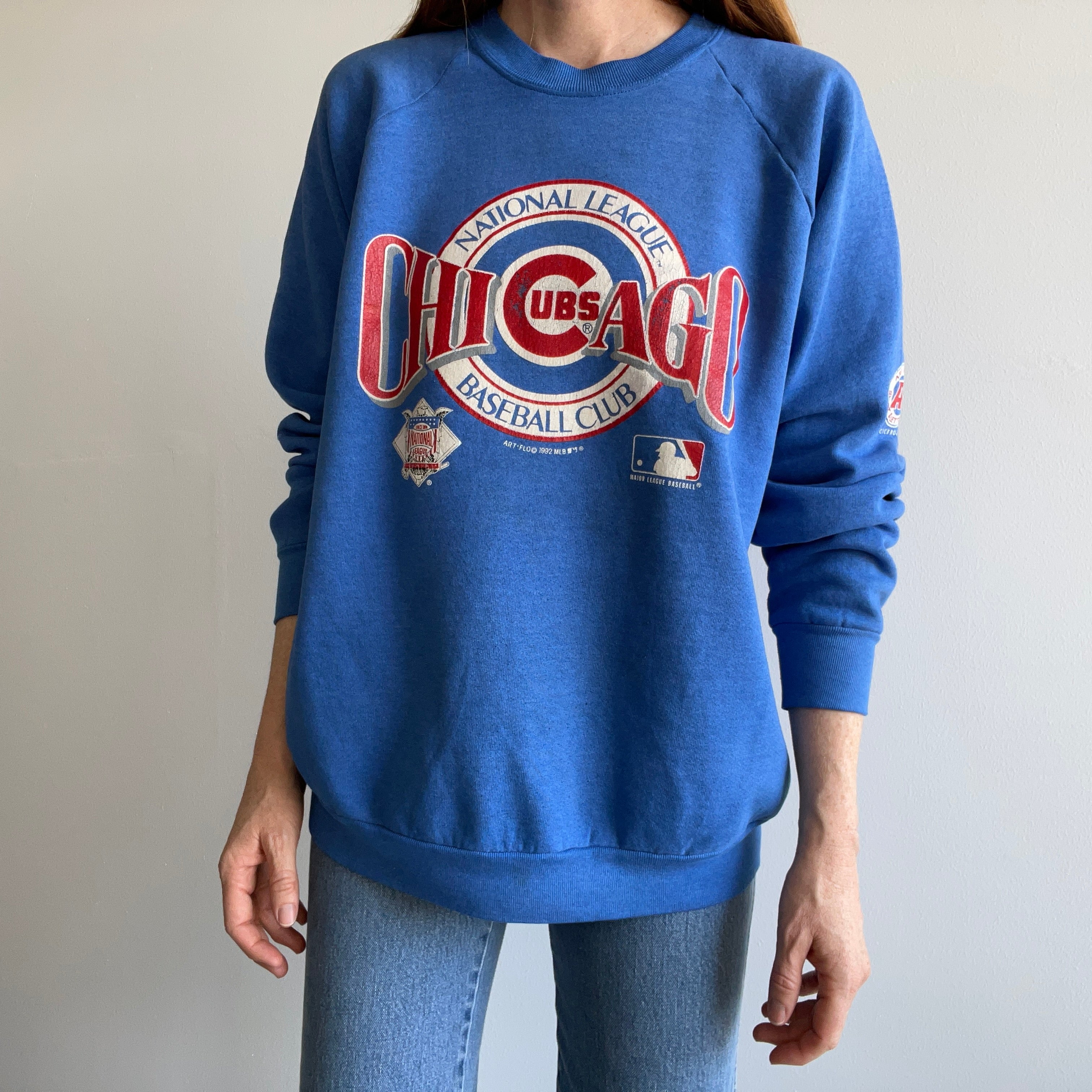 Vintage 1992 Chicago Cubs MLB Baseball T-Shirt 