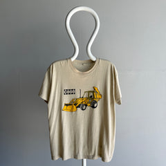 1980s Case Backhoe Skip Loader Thinned Out T-Shirt