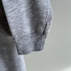 1980s Lightweight Thin Blank Gray Raglan by Action