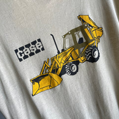 1980s Case Backhoe Skip Loader Thinned Out T-Shirt