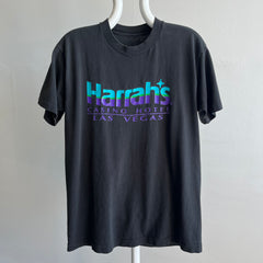 1980s Harrah's Casino Hotel, Las Vegas Cotton T-shirt - Great Gauge