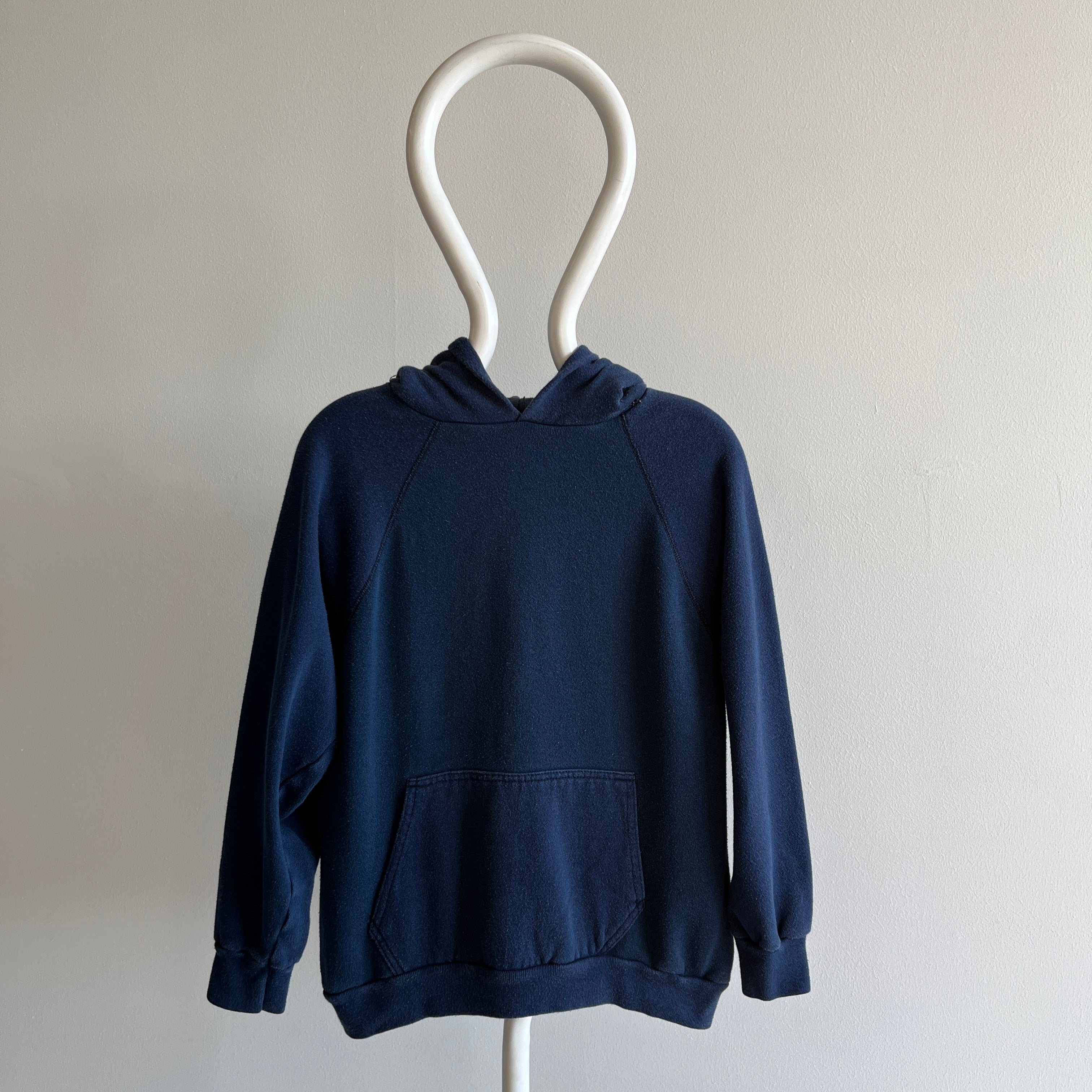 1980s Two Tone Navy (It's Subtle) Pullover Hoodie