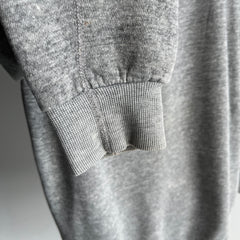 1980s Deep Gray Raglan Without a Tag - Longer and Dreamy