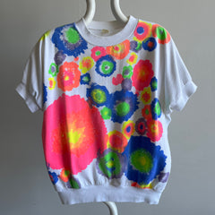 1980s Floral Top/T-Shirt