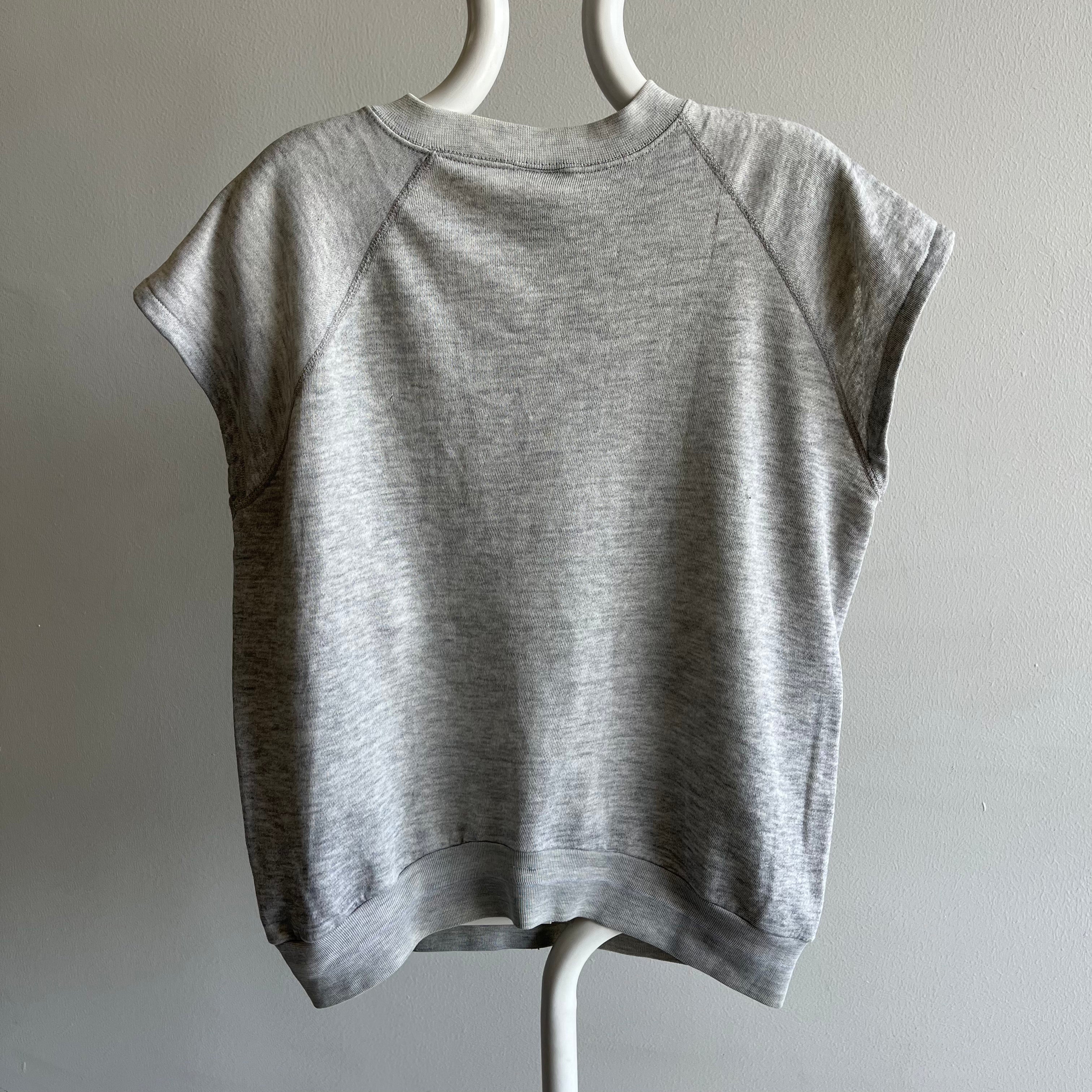 1980/90s Super Thinned Out DIY Blank Gray Warm Up - Paper Thin